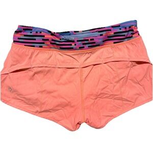Ivivva by Lululemon Speedy Shorts Coral Athletic Run Lined Girls Size 14